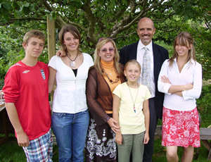 Photo of the Wilson family